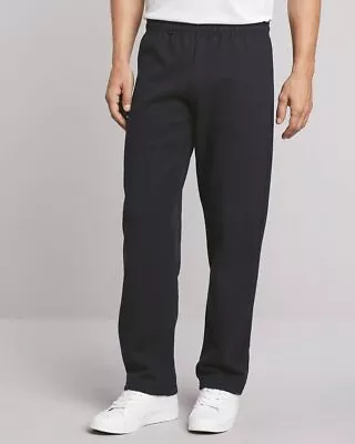 Gildan Adult Heavy Blend 50/50 Cotton Poly Open Bottom Sweatpants G184 S-5XL • $9.99