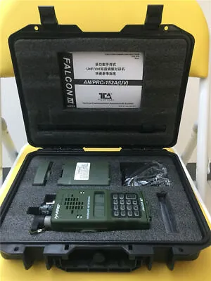 US Stock TCA PRC 152A UV Radio Handset UHF VHF Handheld Military Aluminum Case  • $251.16