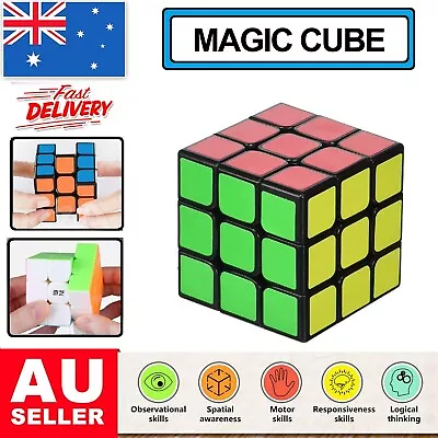 3x3x3 Speed Fast Cube Magic Cube Puzzle Game Rbix Cube Super Smooth Magic Toy • $15.99