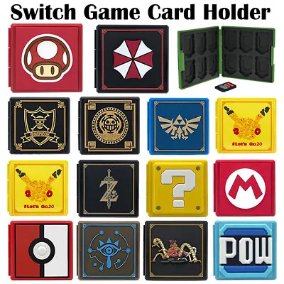 Game Card Case Holder Storage Box Travel Carry Protector Cover F Nintendo Switch • $14.99