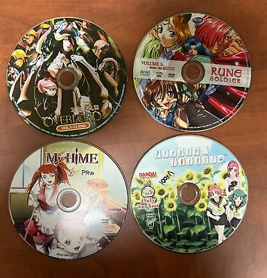 LOT: Misc. Anime DVD’s (see Photos/Description) Overlord Rune Soldier My-Hime • $19.98