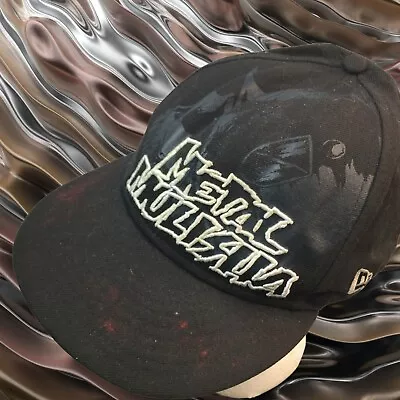 Metal Mulisha 9fifty New Era Hat Fitted 7 5/8 Black Distressed  • $14.39