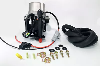 12V Brake Booster UP50 Rotary Vacuum Pump W/install Kit Ultra Quiet High Power • $299.75