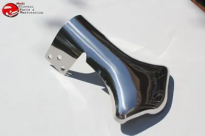 Stainless Exhaust Tail Pipe Deflector Shield Custom Car Truck Hot Rat Rod Pickup • $41.61