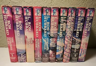 Mission Earth L. Ron Hubbard Complete 10 Book Series Set Hardcover Scientology • $49.99