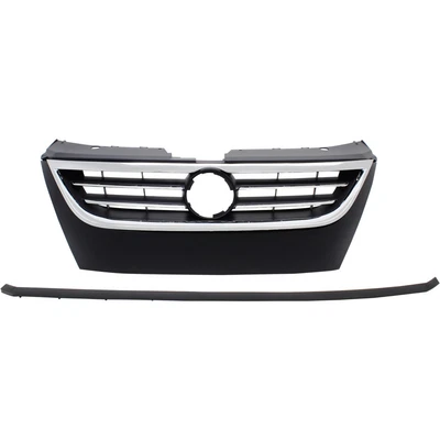 $149.97 • Buy Grille For 2009-2012 Volkswagen CC 09-10 Passat CC Primed Black Shell And Insert