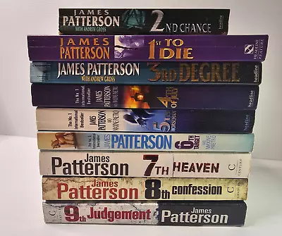 9x WOMEN'S MURDER CLUB Series 1-9 Bundle Lot James Patterson 1st To Die • $62.50