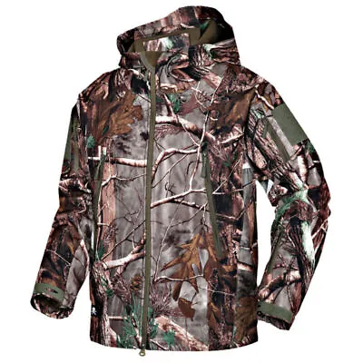 Waterproof Tactical Soft Shell Mens Jacket Coat Army Military Jacket Windbreaker • $29.63