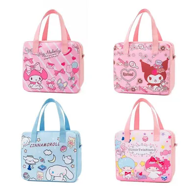 My Melody Kuromi Cinnamoroll Storage Bag Hand-Held Shopping Bag Lunch Box Bag • $26.39