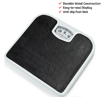 Bathroom Scale Mechanical Machine Weighing Scales 130kg Body Weight Display  • $19.97