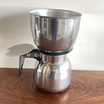 $74.99 • Buy Vintage NICRO By CORY  Vacuum Brewer Siphon Coffee Maker Pot Stainless Steel