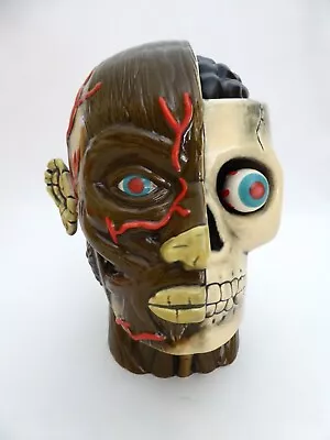 2014 Munktiki Realistic Anatomcal Head Zombie Skull Tiki Mug New Super Le #13/25 • $825