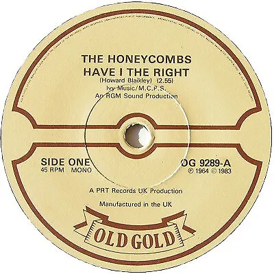 The Honeycombs - Have I The Right / That's The Way (7  Single) • £8.49