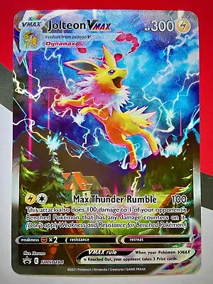 JUMBO Jolteon VMAX Card Alt Art SWSH184 Pokémon Premium Collection PACK FRESH • $11.95