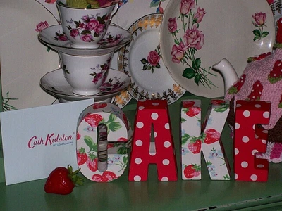 £22 • Buy Cake Word Letters Shelf Sitter Cath Kidston Design Freestanding Shop Kitchen Fab