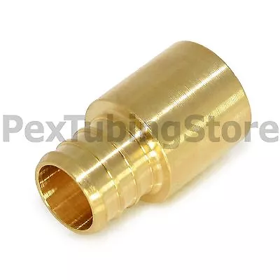 (10) 3/4  PEX X 1  Male Sweat Adapters - Brass Crimp Fittings • $24.64