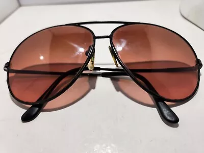 Serengeti Drivers Corning Optics Aviator Sunglasses Amber Tint 5223G W/case • $75.99