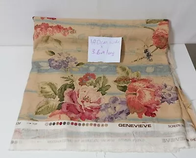 Vintage 'Genevieve' By Warwick Fabrics Canvas Material 3.6m • £24.99