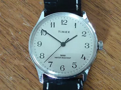 Vintage Timex Water Resistant Manual Wind Watch • $7.58