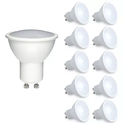 10PACK GU10 LED Light Bulbs 6W 50W Halogen Spotlight Bulb Equivalent Dimmable • £11.99