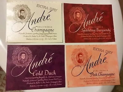 Vintage Original Andre Champagne Labels Ej Gallo Winery Modesto You Pick One • $17.95