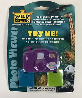 Children's Camera Click N View Finder Wild Republic Animals Zoo Monkey Leopard • $19.98