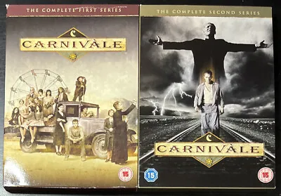£12.99 • Buy CARNIVALE COMPLETE SERIES 1 & 2 DVD 2 BOX SETS Region 2
