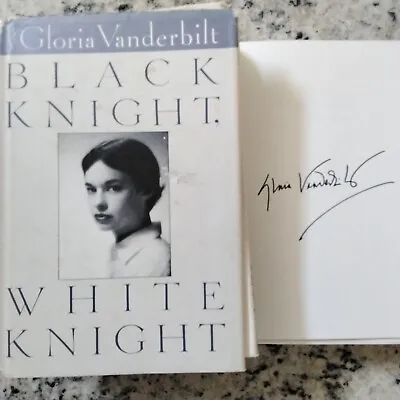 Gloria Vanderbilt SIGNED Autobio Custody Case Husbands Family Photos HC/DJ 1987 • $59