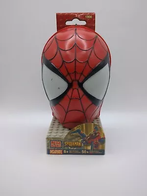 Very Rare 2004 Spiderman Head Mega Bloks 1906 Marvel 50 Pcs Brand New Sealed ! • $24.99