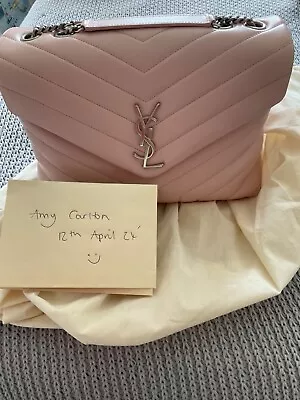 Saint Laurent Pink Medium Lou Bag • £1150
