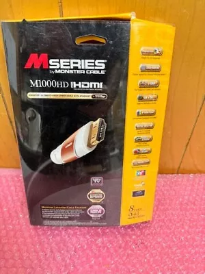Monster Cable M Series M1000HD Ultimate High Speed HDMI Cable 8 Ft • $35