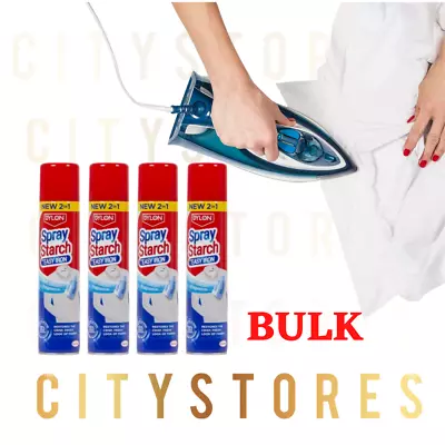 £5.95 • Buy New Spray Starch Dylon New 2 In 1 With Easy Iron Fabric Laundry Ironing, 300ml
