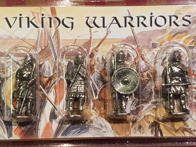 £8.99 • Buy 4 Viking Warriors Pewter Figures Beserkers Norsemen Vikings Raiders Sailors Axe