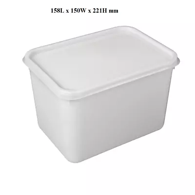  4 Litre Ice Cream Tubs With Lids /Food Storage Containers With Lids (10) • £13.99