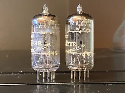 Pair Of Vintage 1960s Philips Amperex 12AX7 Tubes I65 Tested ECC83 • $99