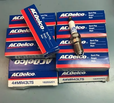 8 Pack Of Spark Plug Specialty Marine Spark Plugs ACDelco MR43LTS 19355201 • $23.99