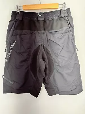 Endura Hummvee Short Mens Size M Black Padded Clickfast Liner • $14.99