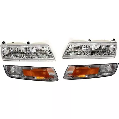 Headlight Kit For 95-97 Mercury Grand Marquis Left And Right With Corner Lights • $169.72