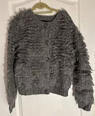 FF Grey Loop Cardigan Size 16 BNWT  • £15