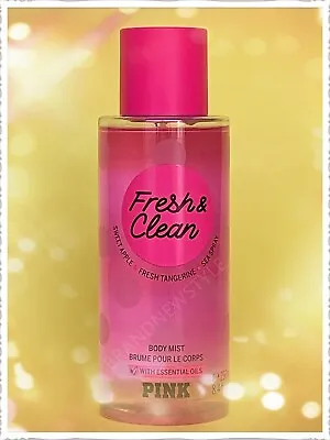 Victoria's Secret PINK FRESH & CLEAN Scented Body Mist Spray 8.4 Fl Oz NEW • $15.95