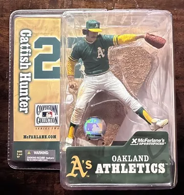 CATFISH HUNTER- Oakland Athletics Mcfarlane Cooperstown Collection 2005 - NEW • $15