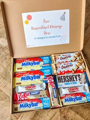 Milkybar White Chocolate Gift Box | Milkbar White Kinder Bueno Hamper Present • £16.99