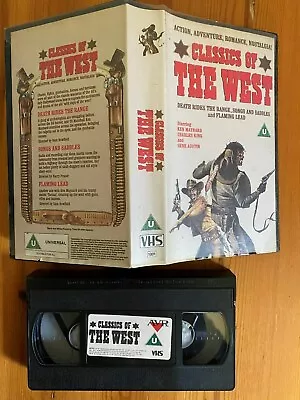 VHS VIDEO  CLASSICS OF THE WEST  3 Short Cowboy Films Pre Owned  • £14.50