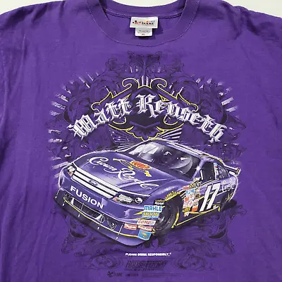 Matt Kenseth NASCAR Shirt Crown Royal Chase Authentics Racing #17 XL Purple • $13.49