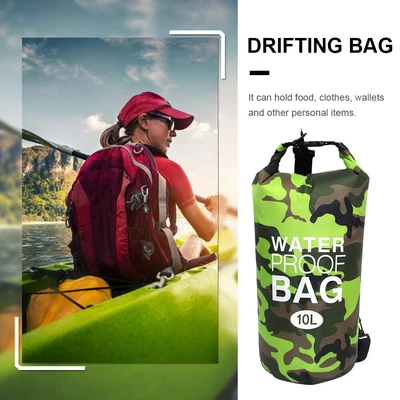 $12.31 • Buy Portable Waterproof Swimming Bag Dry Sack Fishing Boating Clothes Wallet Pouch