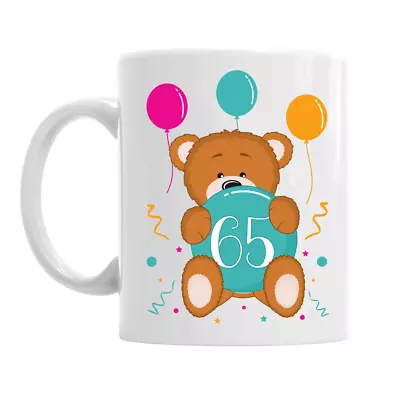 65th Birthday Happy Gift Present Idea Women Ladies Female Lady Keepsake 65 Mug • £9.95