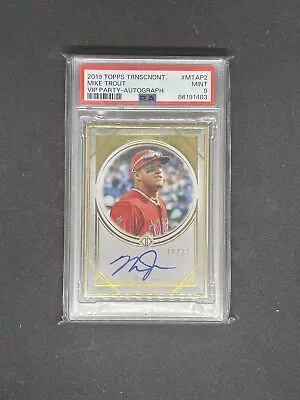 2019 Topps Transcendent Mike Trout Auto VIP Party • $450