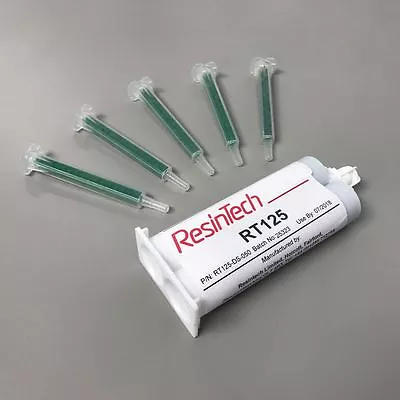 ResinTech RT125 Flexible High Performance Epoxy Adhesive W/ 5 Nozzles • $46.78