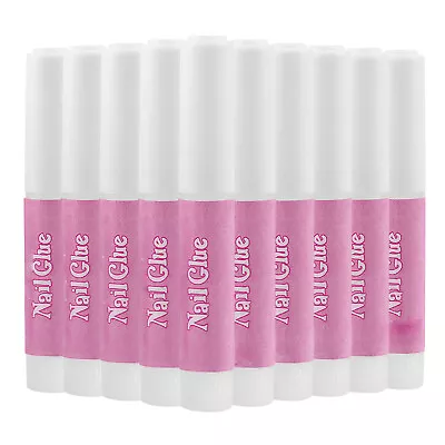 10 Pieces Nail Glue Nail Glue Fake Nail Tip Glue For Breaking Nail Adhesive • $0.99