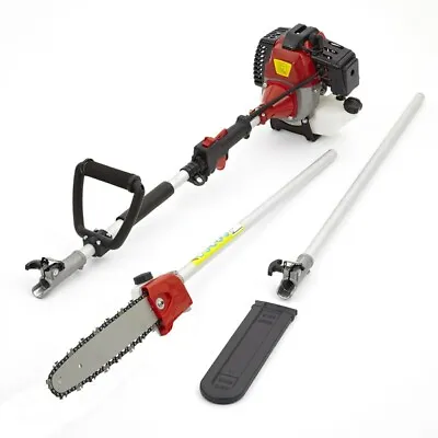 £124 • Buy 52cc Petrol Long Reach Pole Chain Saw Pruner Chainsaw Garden Tool 2 Stroke 3HP